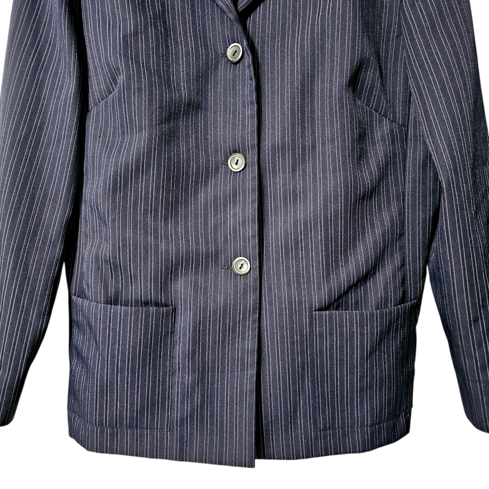 Dressbarn Pinstripe Suit Jacket - Size 14 - Picture 4 of 14